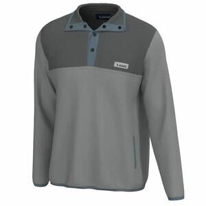 NEW LOCAL BOY OUTFITTERS men's quarter snap pullover in gray light gray